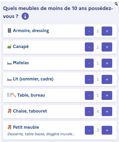 Nouvel écran meubles